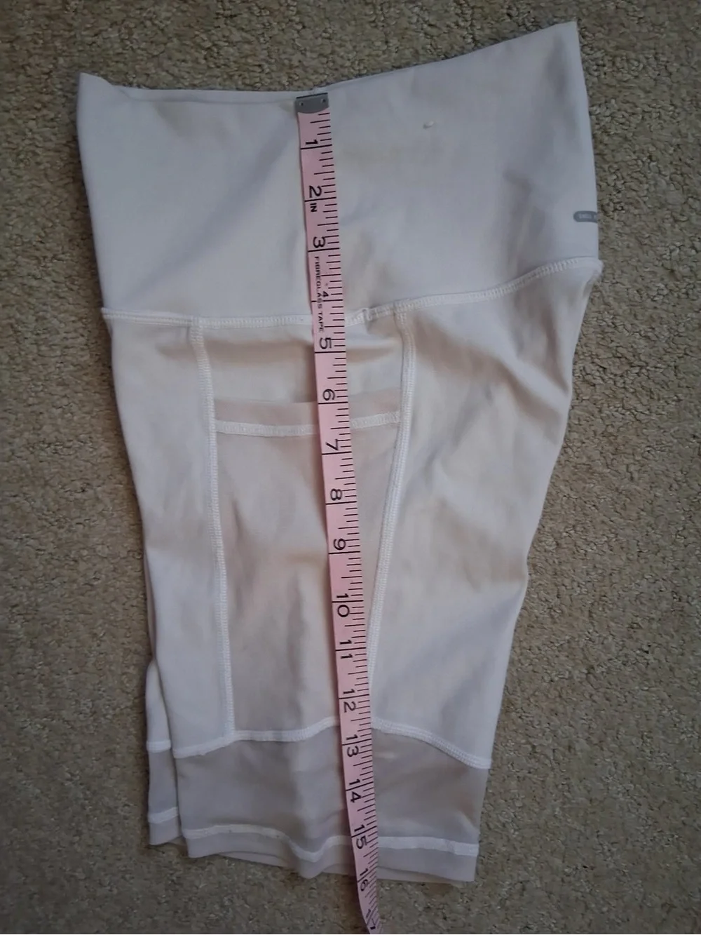 aerie High-Waist Bike Shorts in Cream